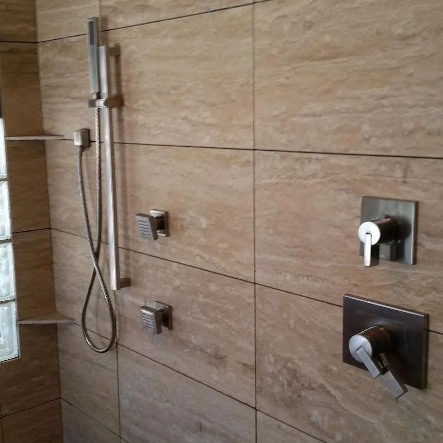 Shower fixture installation for Water Heater Replacement in Euless